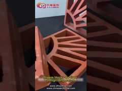 Batu Bata Berongga Tanah Liat Merah Terakota Layar Luar Dinding Breeze Blocks