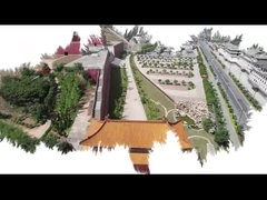 Temple Glazed Roof Tiles Gazebo Menggunakan Genteng Tradisional Cina