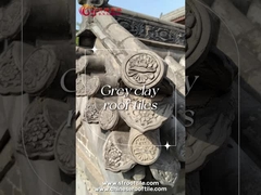 Fireproof Warna abu-abu Cina Genteng atap ubin Untuk China Temple Pagoda Taman Bangunan