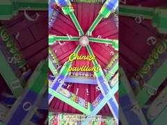 Handmade Outdoor Pergola Kayu Chinese Pavilion Taman Hexagon Kayu Gazebo