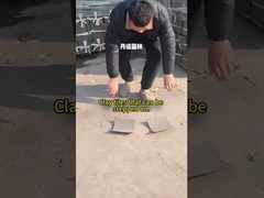 Lantai atap tanah liat yang tidak dihiasi untuk paviliun taman Art partisi dan dekorasi dinding latar belakang