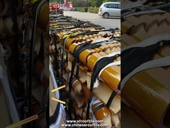 Kaca Dan Dua Kali Sinter Cina Kaca Genteng Untuk Kuil