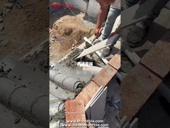 Bahan Kuil Tiongkok Lantai Atap Berwarna Abu-abu Tanpa Kaca