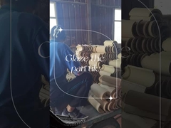 Gelas besi merah akan berubah secara ajaib menjadi warna indah ubin atap setelah suhu tinggi