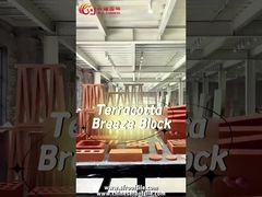 Bahan Bangunan Blok Breeze Ventilasi Untuk Dinding Dekoratif Terracotta Brick Hollow