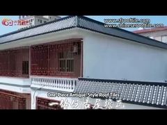 Peti atap PVC tradisional rumah teh Jepang