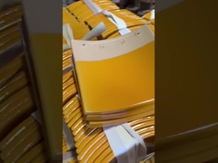 Peti kaca kuning kuno untuk desain atap kuil Cina