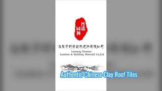 Genteng Tanah Liat Asli China untuk Bangunan Antik