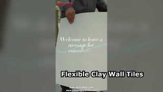 Ubin Tanah Liat Fleksibel untuk Dinding Menakjubkan