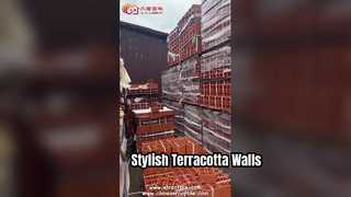 Blok Angin Terakota untuk Dinding Bergaya