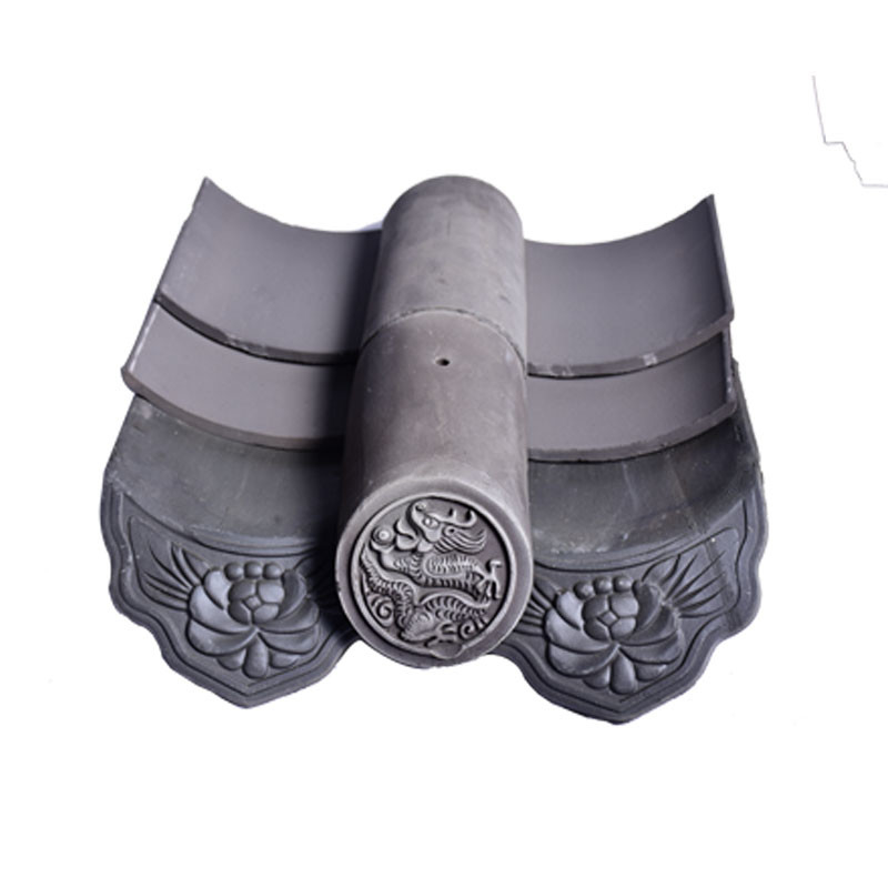 Chinese Tea House Roof Tile Sushi residence Restaurant Dekorasi atap tanah liat Material Tile