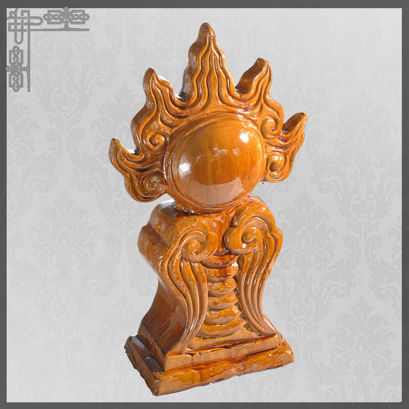 Fireball Roof Finial Chinese Roof Decoration Art Collection Warna Ukuran Disesuaikan