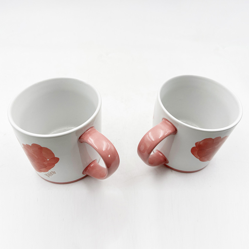 Hari Valentine Dicat Hati Produk Kerajinan Keramik Mug Couple Cup Hadiah Untuk Rumah Dan Cafe