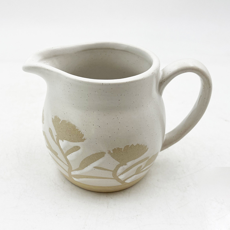 Vintage Pottery Pitcher Untuk Dekorasi Rumah Vase Keramik Modern Rumah Pertanian Rustikal Boho