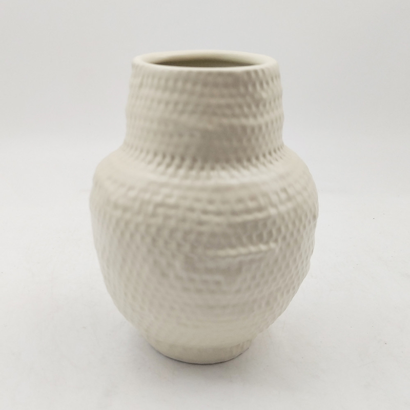 Custom Besar Keramik & Porselen Silinder Bunga Vases Rustik Untuk Dekorasi Rumah