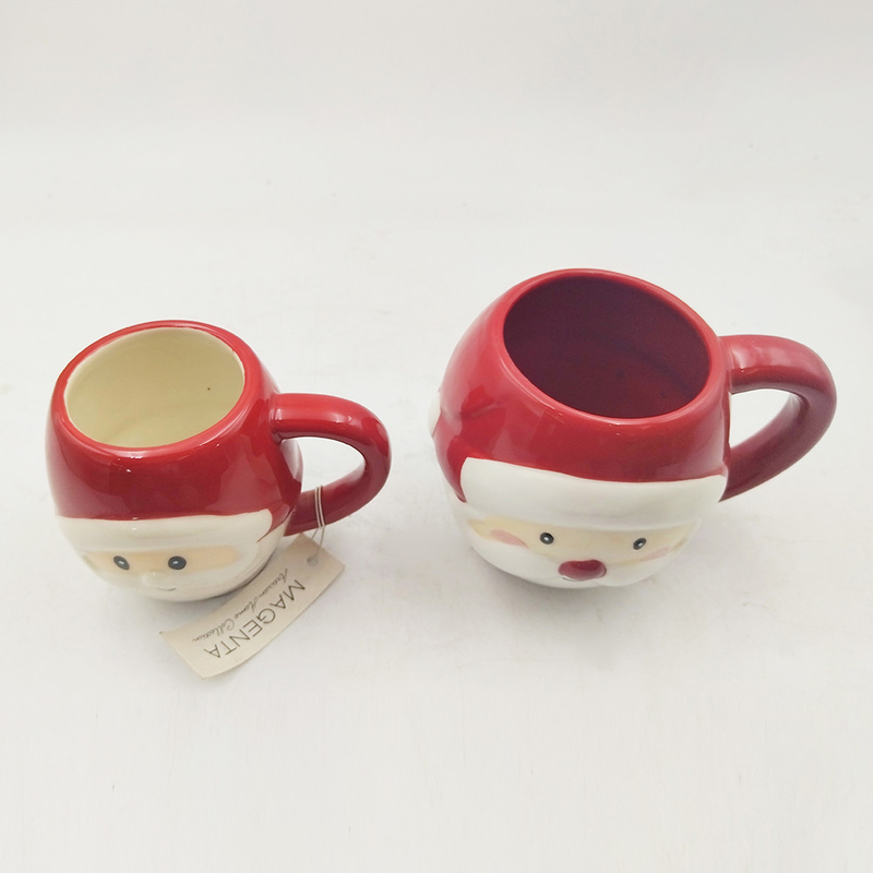 Cute Custom Keramik Hewan 3D Wajah cangkir Dicat Tangan Novel Kopi Cup Untuk Hadiah Rumah Restoran