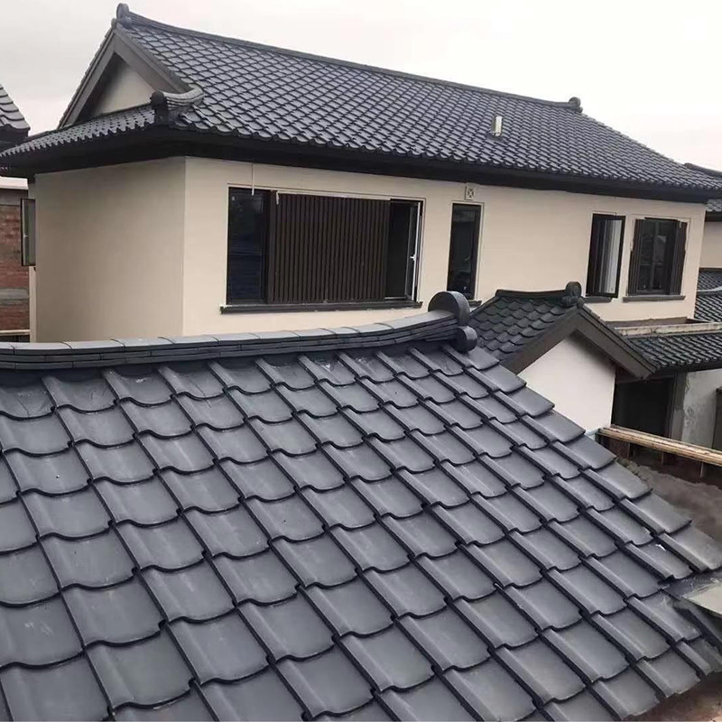 Genteng atap Jepang yang tahan es untuk struktur beton kayu atau baja