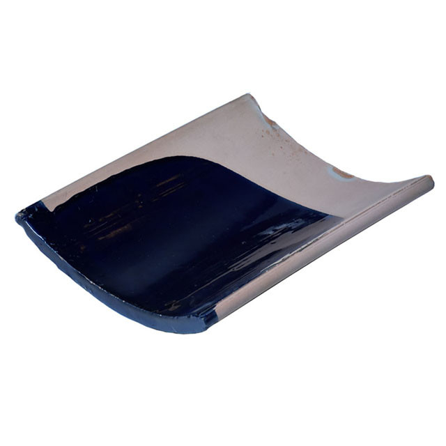 Chinese glazed roof tile Glossy Blue High Durability Untuk Rumah Tradisional Dan Modern Bahan Bangunan