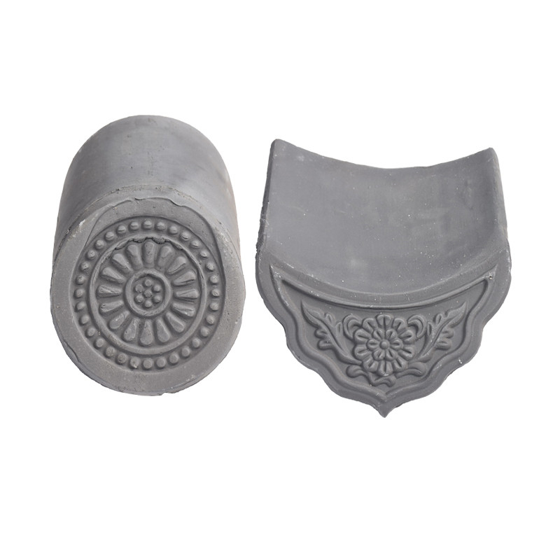Authentic Traditional Chinese Temple Roof Tiles Premium Gray Clay Daya Tarik Tanpa Waktu Sempurna Untuk Restorasi Atap