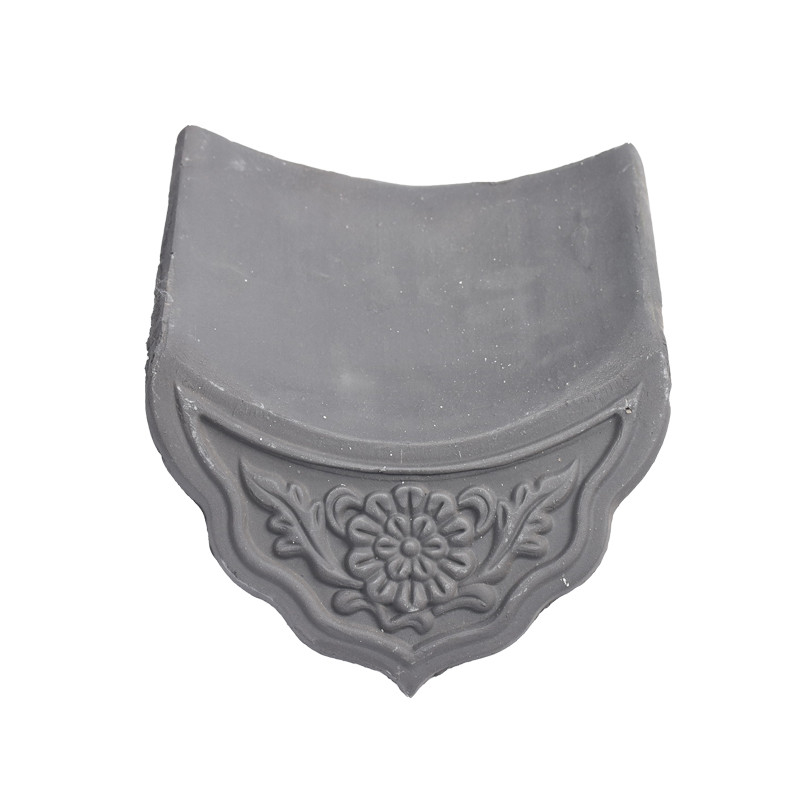 Authentic Traditional Chinese Temple Roof Tiles Premium Gray Clay Daya Tarik Tanpa Waktu Sempurna Untuk Restorasi Atap