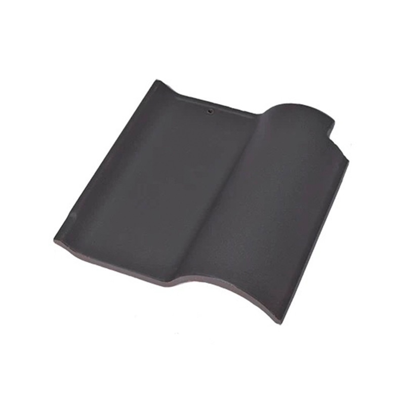 Ramah Lingkungan S-Lengkung Spanish Roof Tile Natural Finish Keramik Desain hemat energi Solusi atap berkelanjutan