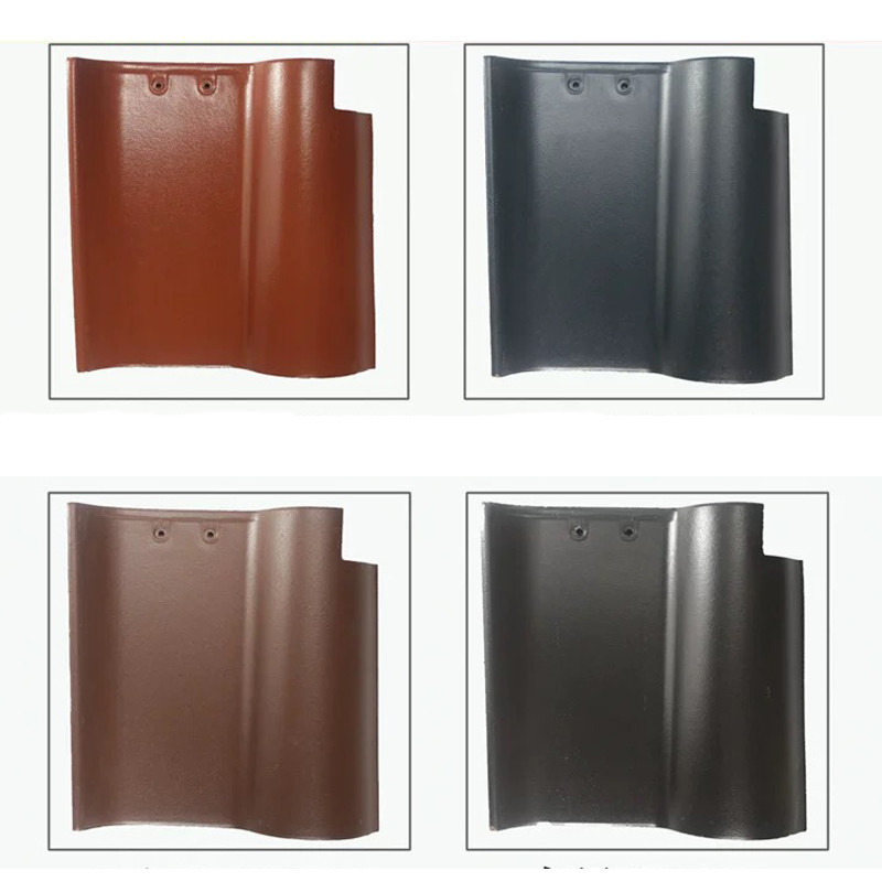 Keramik Spanyol yang dapat disesuaikan S-Shaped Roof Tile Berbagai warna Solusi atap tanah liat yang disesuaikan dengan kebutuhan Anda