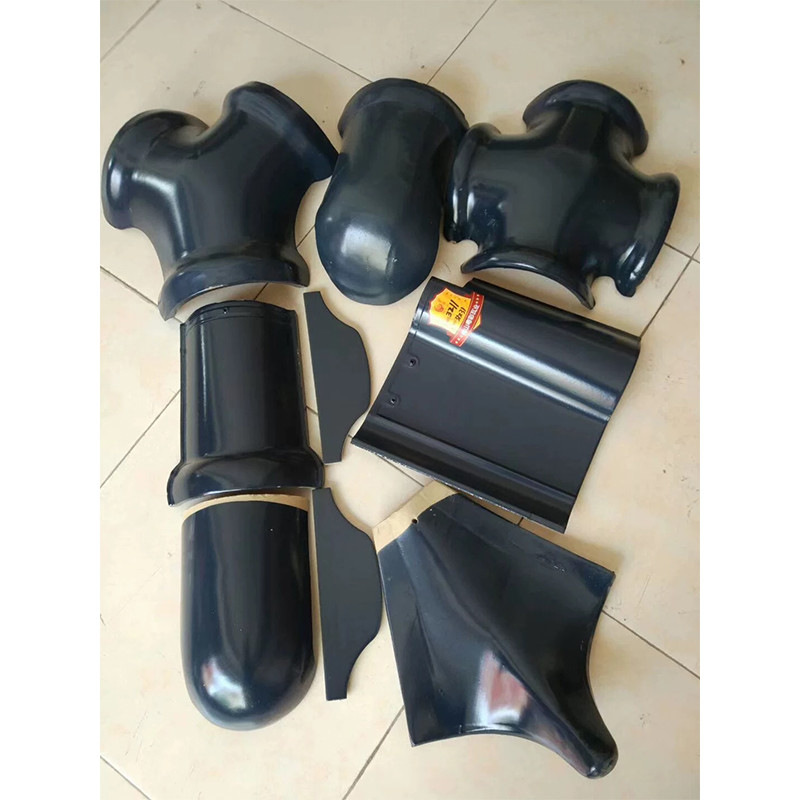 Keramik Spanish Roof Tile Pilihan Warna Vibrant 310*310mm Premium Clay Weatherproof Design Menambahkan Kekuatan ke Atap Anda