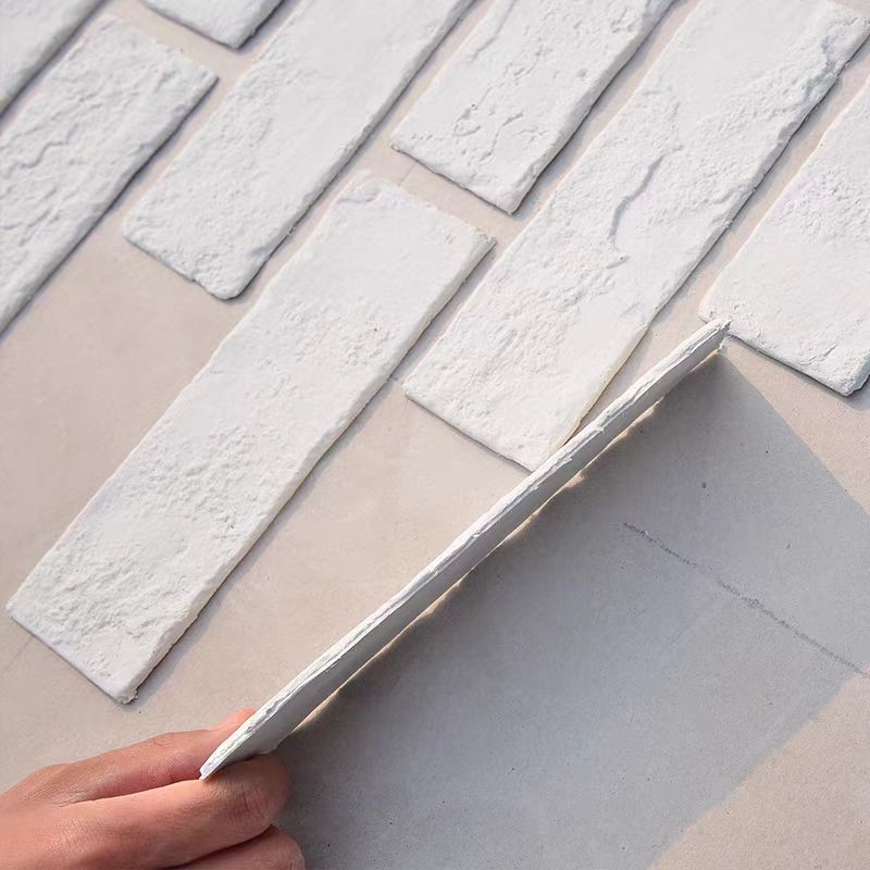 Travertine Look Fleksibel MCM Soft Stone Wall Facing Veneer Untuk Dekorasi Dinding Luar Ruang Karpet Keramik Fleksibel yang awet