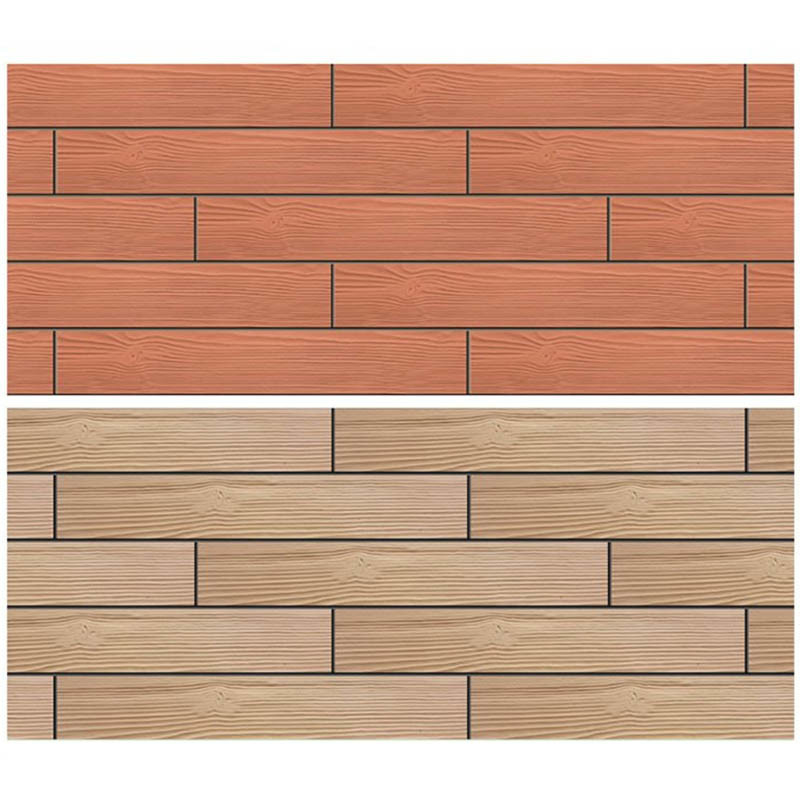 Produsen Grosir Kayu Tampak Fleksibel Genteng Tembok Genteng Fireproof Eco-Friendly Thin Flexible MCM Panel