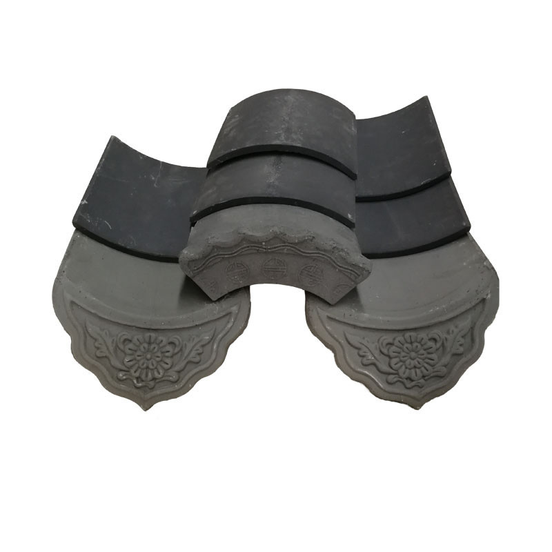 Cuaca tahan tanah liat abu-abu atap 180 * 180mm Klasik Banding dengan Kinerja Superior