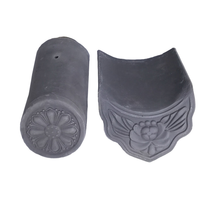 Cuaca tahan tanah liat abu-abu atap 180 * 180mm Klasik Banding dengan Kinerja Superior