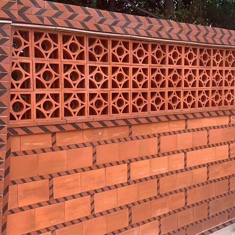 Modern Breeze Block Dekoratif Jendela Terracotta Brick Screen Wall Partition Tile