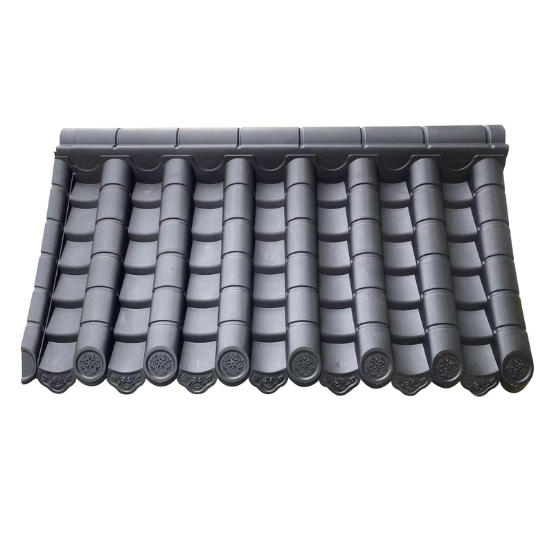 Lampu PVC Tiles pagar dinding Harga murah buatan Rumah tradisional Cina Pp Atap antik