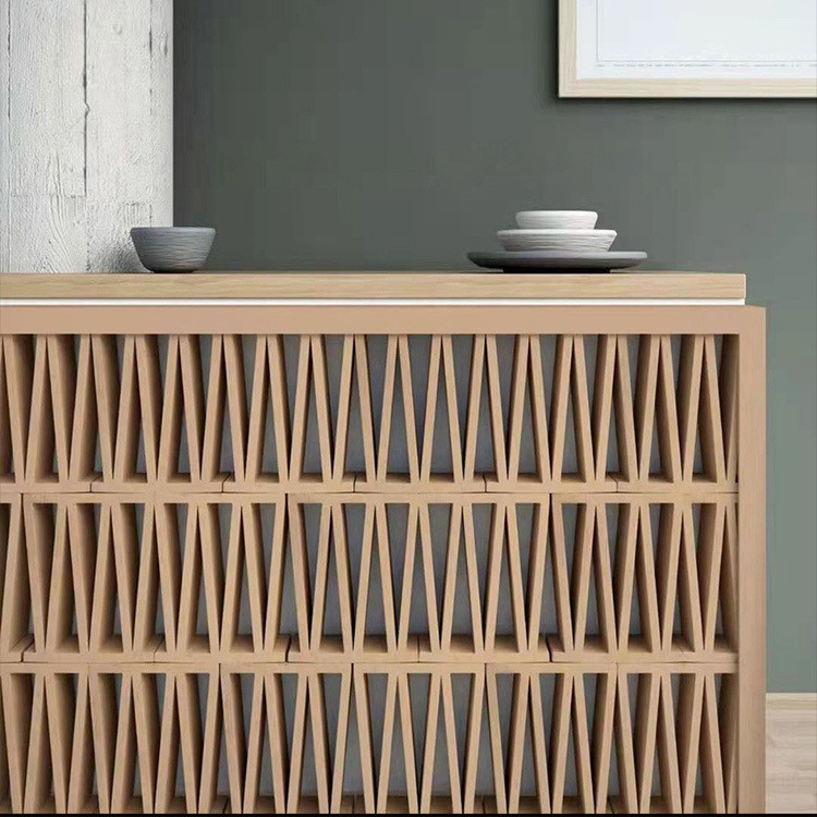 Terracotta Breeze Block Mold M Shape Wall Panel Interior Dekoratif Batu bata Api Untuk Dekorasi Dekorasi Di luar