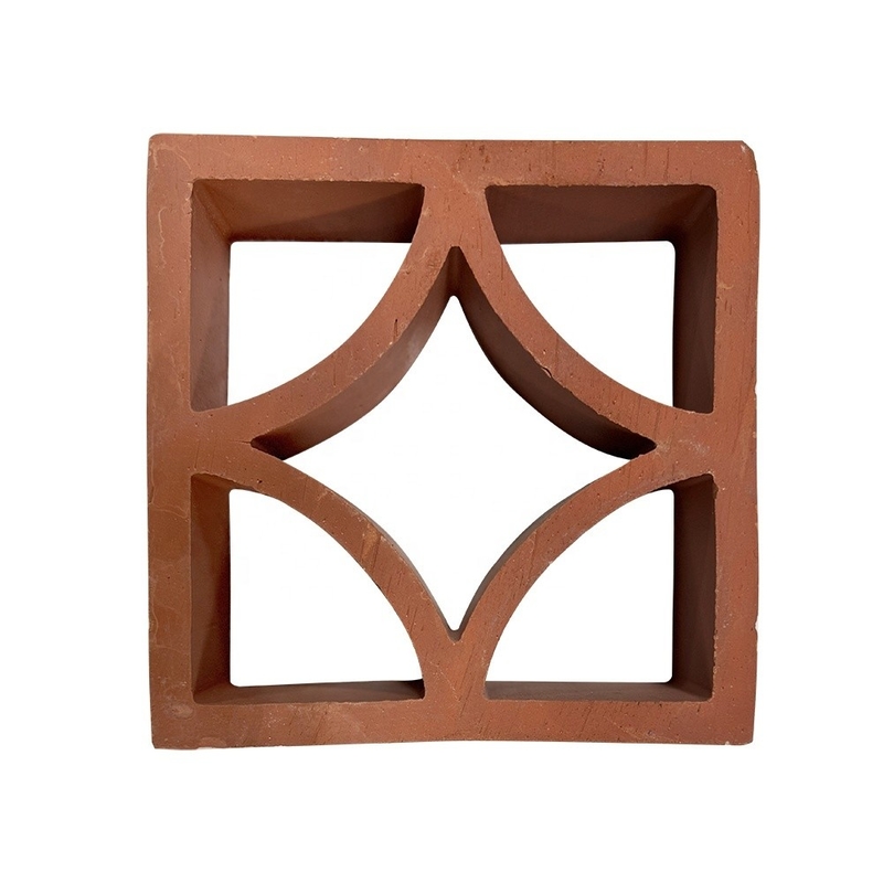 7% Absorpsi Terracotta Facade Panel Breezeway Tile dalam Desain Klasik untuk Dekorasi Brick Taman Dekorasi