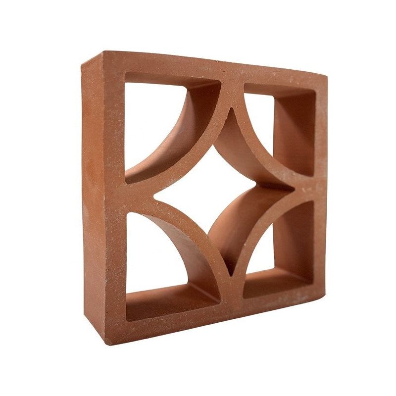7% Absorpsi Terracotta Facade Panel Breezeway Tile dalam Desain Klasik untuk Dekorasi Brick Taman Dekorasi