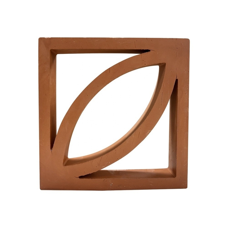 7% Absorpsi Terracotta Facade Panel Breezeway Tile dalam Desain Klasik untuk Dekorasi Brick Taman Dekorasi