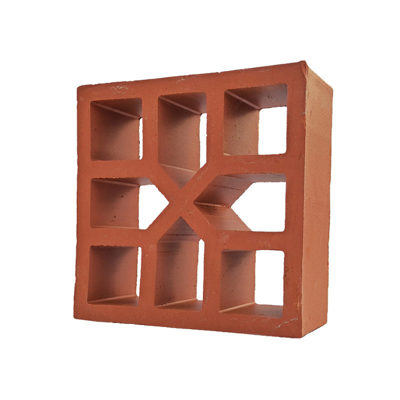 250*250*70mm Ukuran Umum Dekoratif Brick Wall Breeze Block Beton dengan 7% Absorpsi