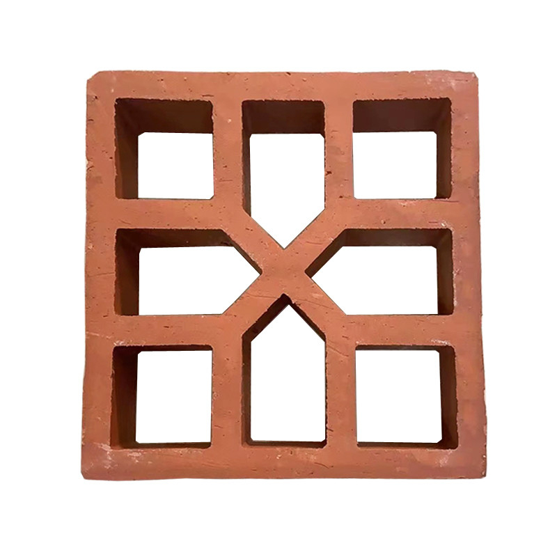 250*250*70mm Ukuran Umum Dekoratif Brick Wall Breeze Block Beton dengan 7% Absorpsi