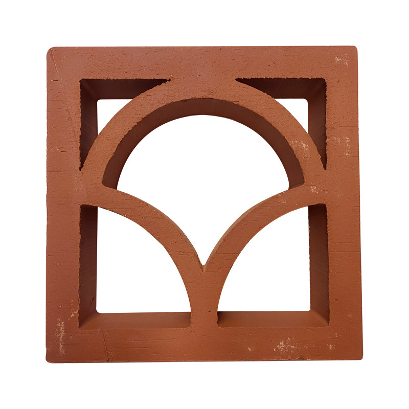 250*250*70mm Ukuran Umum Dekoratif Brick Wall Breeze Block Beton dengan 7% Absorpsi