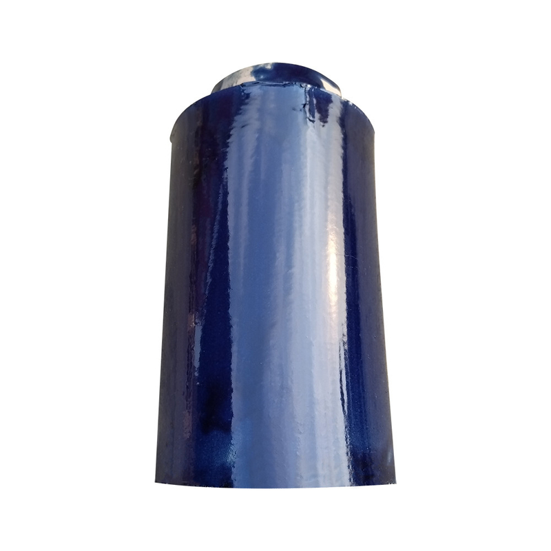 Gaya Desain Tiongkok Pasokan langsung ubin atap keramik Cobalt Blue dengan desain atap Pagoda tradisional Tiongkok