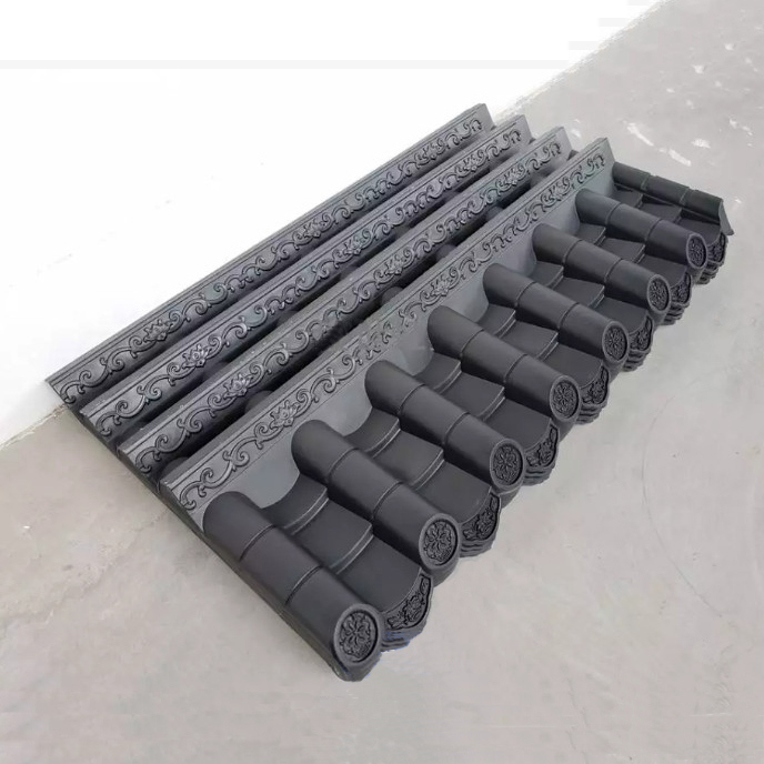 Grosir Plastik Gaya Jepang Peti Atap Panel Atap untuk Dekorasi Dinding Pagar Taman