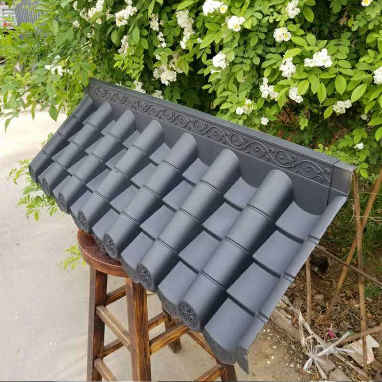 Ringan PP Plastik Genteng Gaya Cina Antique Genteng Genteng Plastik Tutup Tutup Mudah Pemasangan