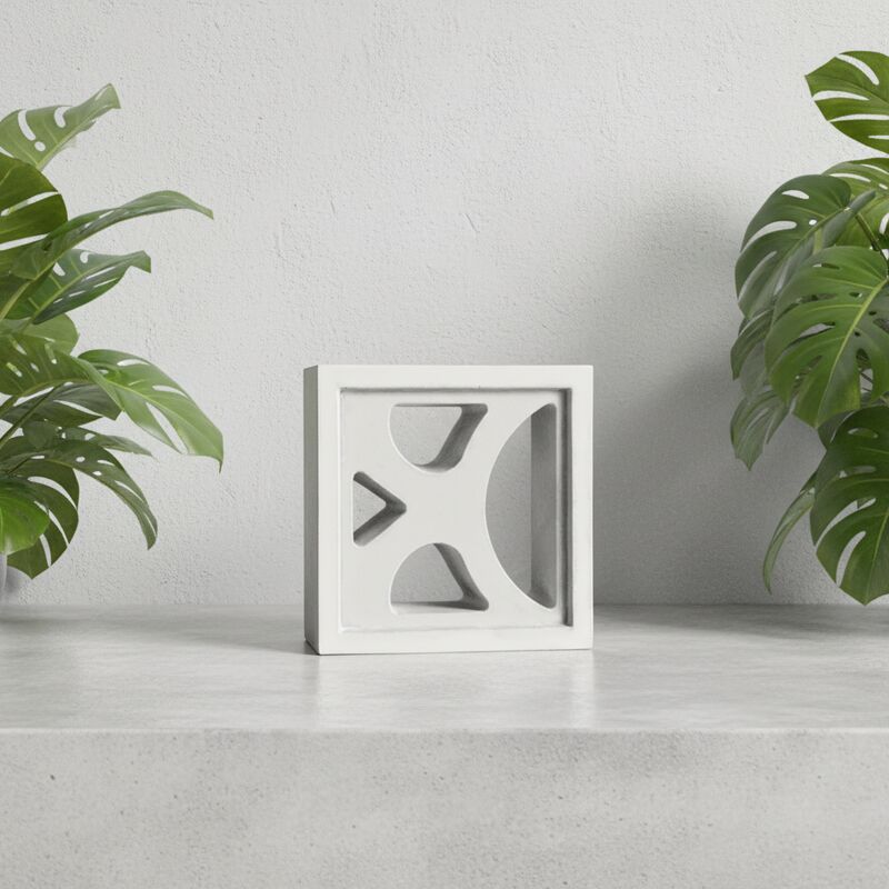 Bata Angin Semen Persegi untuk Penyaringan Ventilasi Bata Api Sinter Dinding Berongga Hias Bata