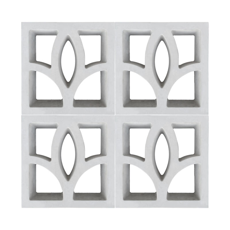 Breeze Block Beton Cement Component Brick Ventilation Screen Brick untuk Modern Garden Screens & Landscape Features