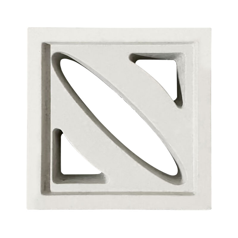 Lantai Layar Dinding Taman Cement Breeze Blocks Precast Beton Perforated Grid/Brick untuk Partisi & Dinding Aksent yang Bergaya