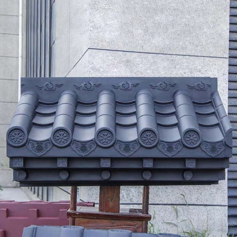 Plastic Japanese Roof Decoration Lightweight Roofing Material for Interior Wall and Booth