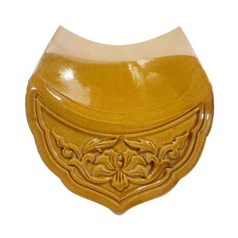 Bahan Bangunan Gaya Kuno Genteng Atap Emas Gelang untuk Bangunan Biara Kuil