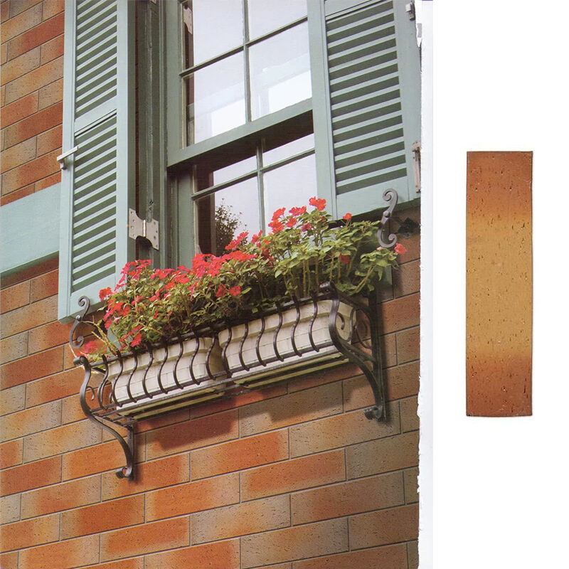 Ubin Pelapis Dinding Eksterior Tanah Liat Alami dengan Finishing Bakar Tungku Ubin Venner Dinding Bata Pecah untuk Fasad Kafe & Perumahan