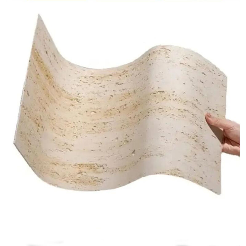 Panel Dinding Batu Fleksibel Ramah Lingkungan untuk Dekorasi Dinding Interior/Eksterior Sekolah, Vila, Hotel